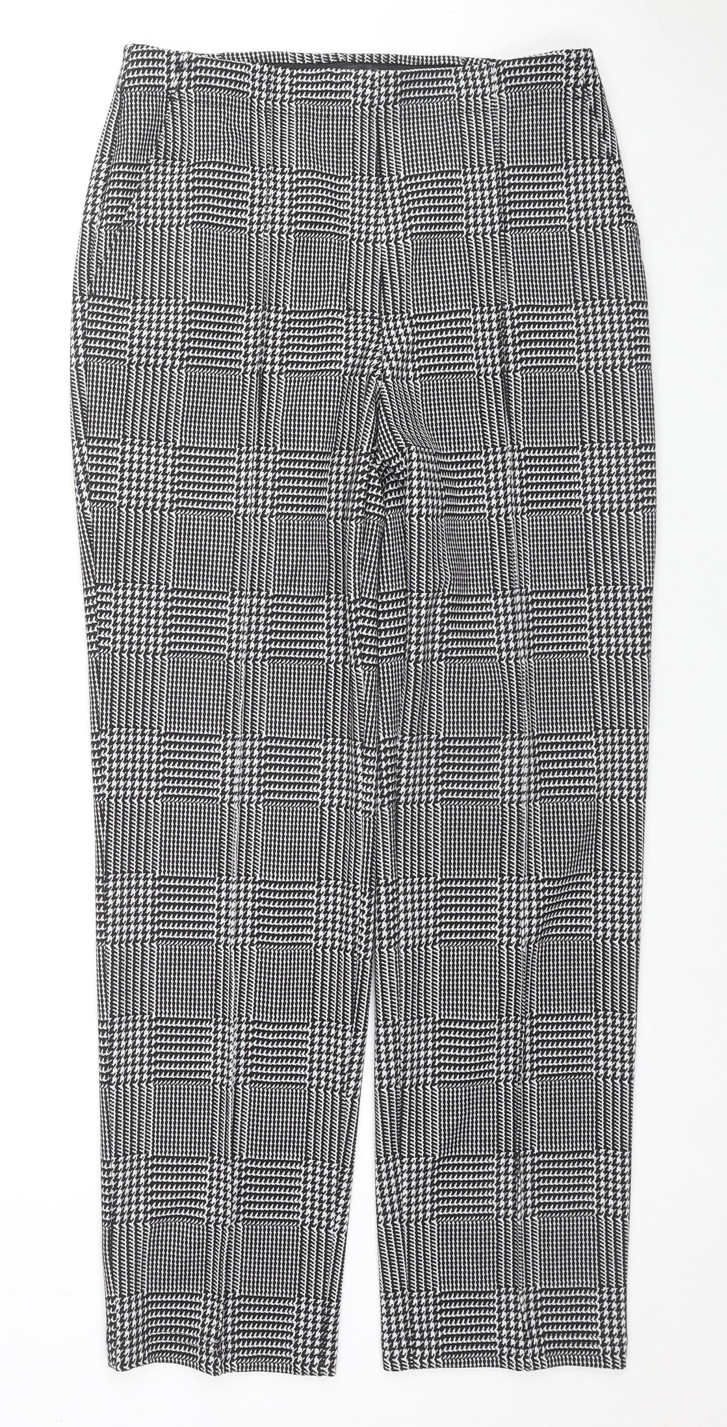 Womens UK Size 10 Marks and Spencer Regular Fit  Grey Trousers