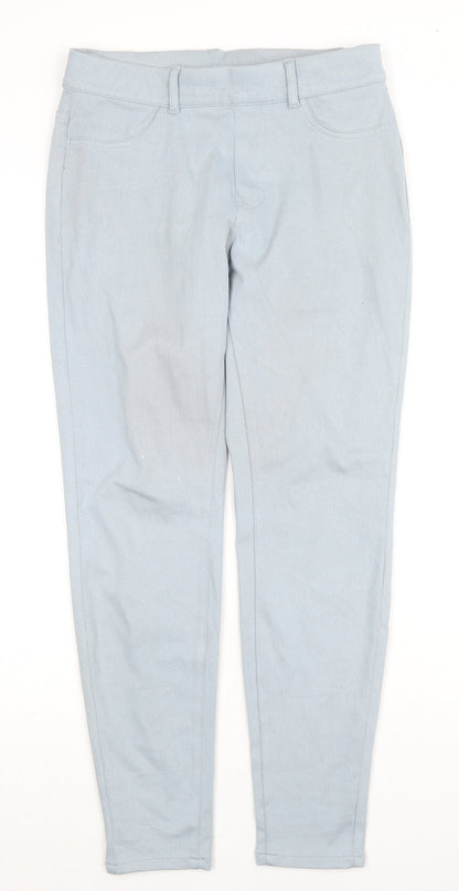Fig Womens Blue Cotton Jegging Jeans Size M L27 in Regular