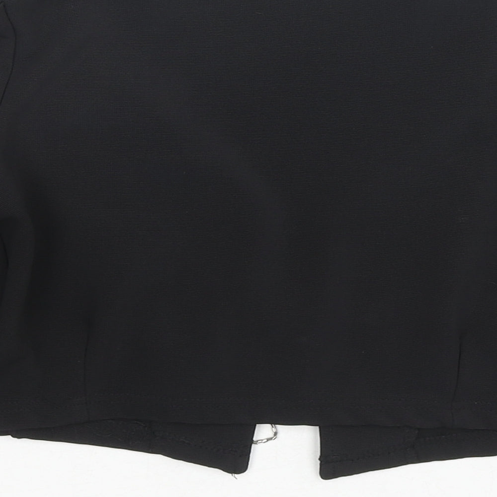 Miss Line Womens Black Jacket Blazer Size M - Beaded Detail