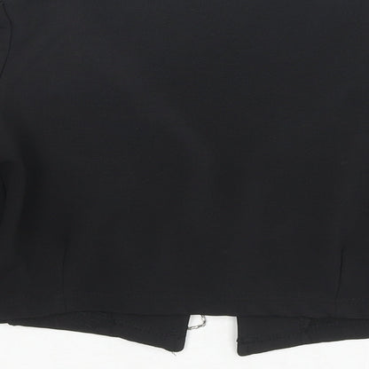 Miss Line Womens Black Jacket Blazer Size M - Beaded Detail