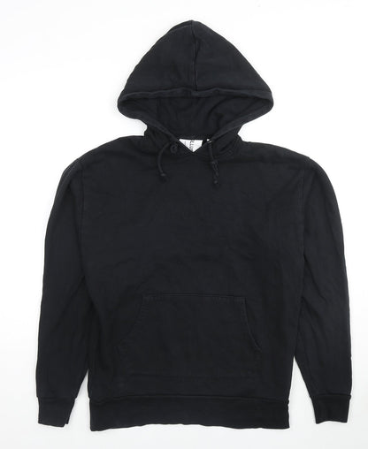 Mens UK Size S COLLUSION Black Pullover Hoodie