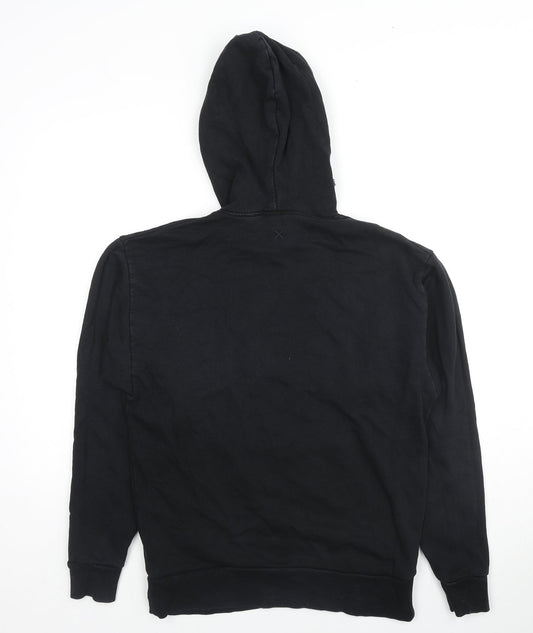 Mens UK Size S COLLUSION Black Pullover Hoodie