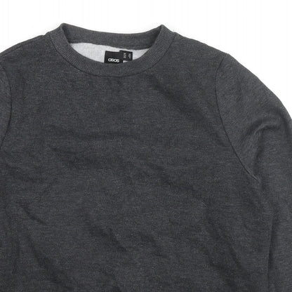 Womens UK Size 10 ASOS Grey Pullover Sweatshirt