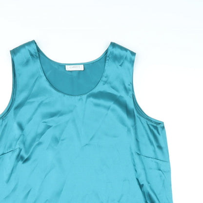 Womens UK Size 16 Classics Blue Basic T-Shirt