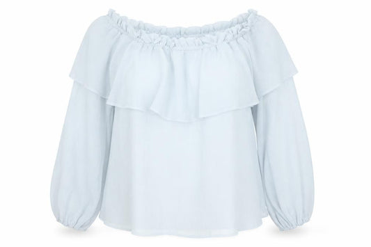 Womens UK Size 14 Divided by H&M White Basic Blouse