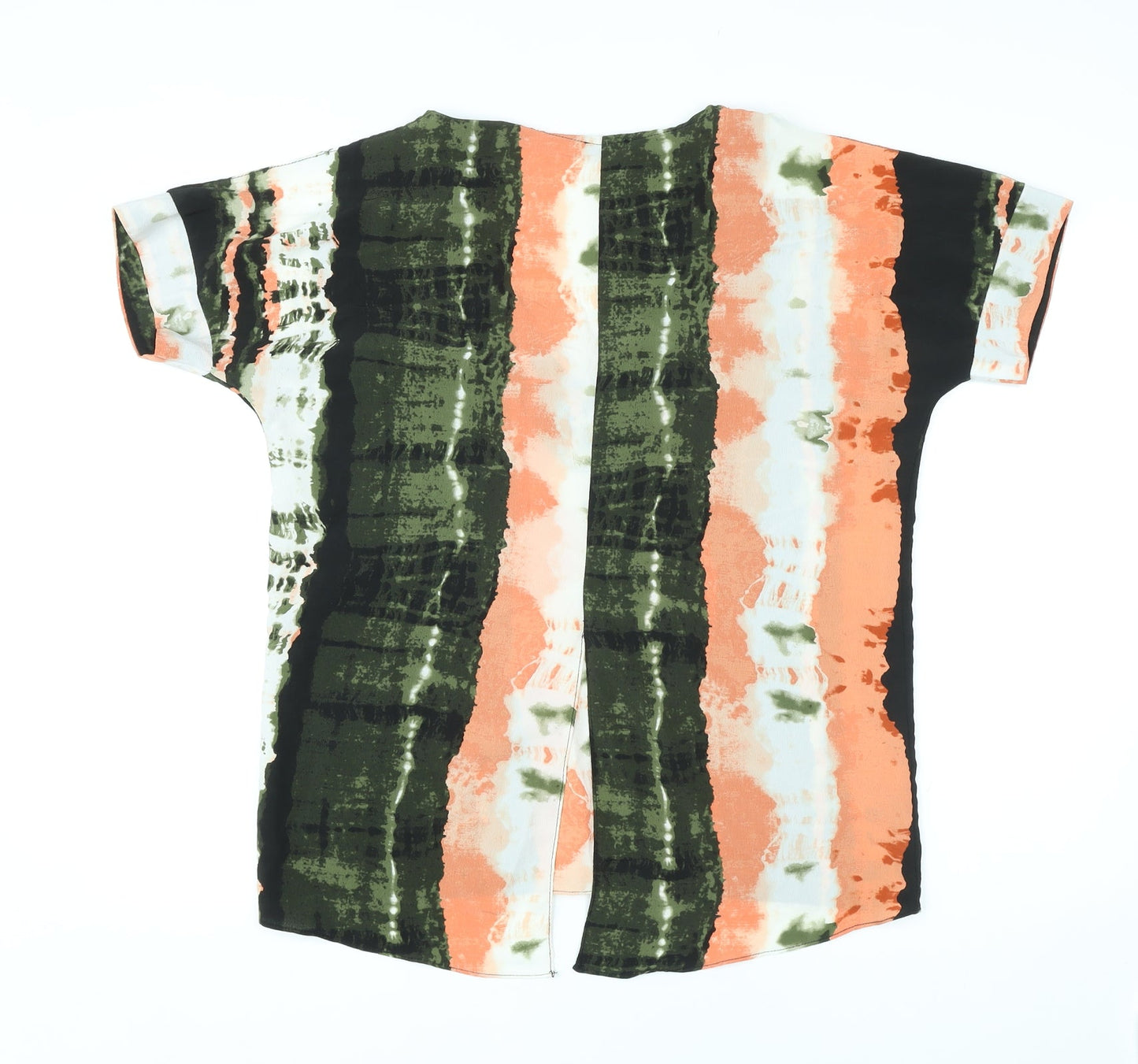 Womens UK Size 8 River Island Multicoloured Basic T-Shirt