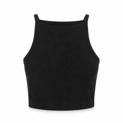 Womens UK Size S Marks and Spencer Black Cropped Tank