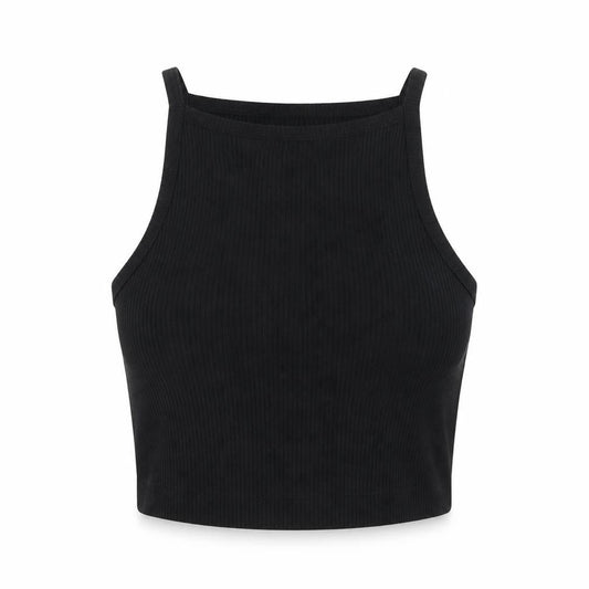 Womens UK Size S Marks and Spencer Black Cropped Tank