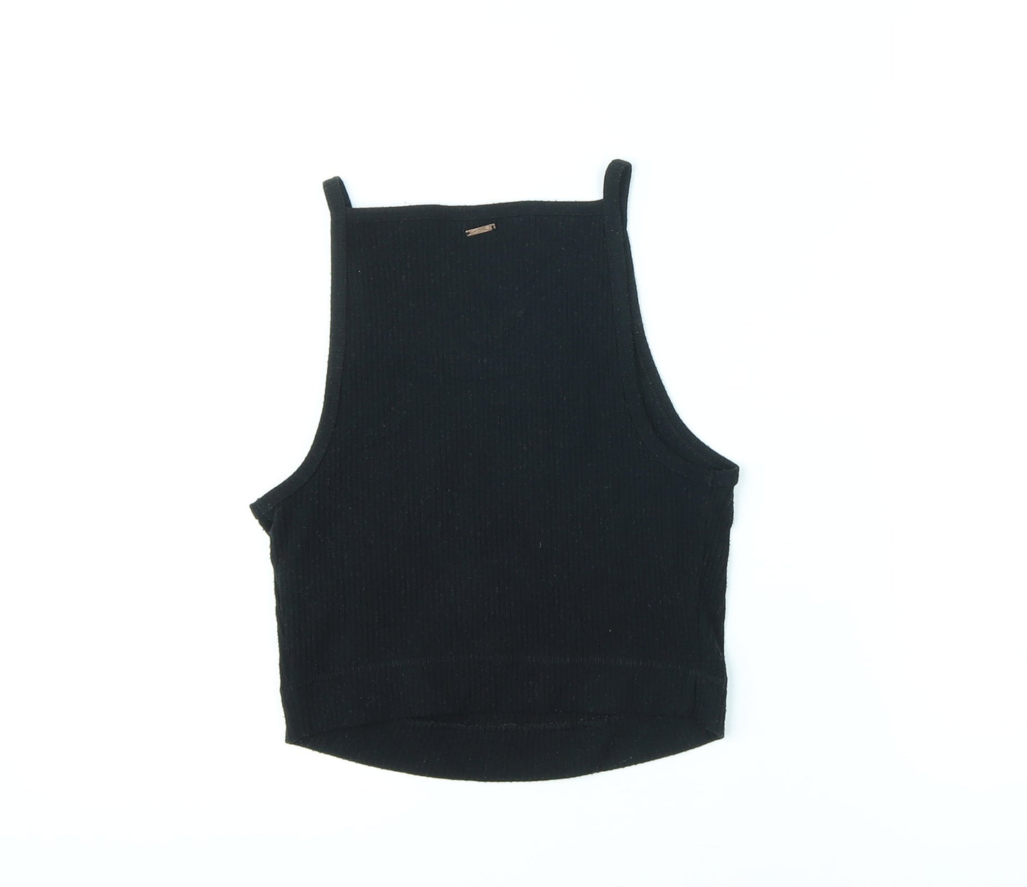Womens UK Size S Marks and Spencer Black Cropped Tank