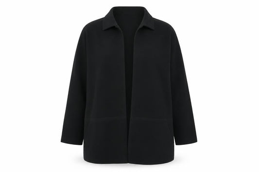 Womens UK Size 12 Platinum Black Cardigan Jumper