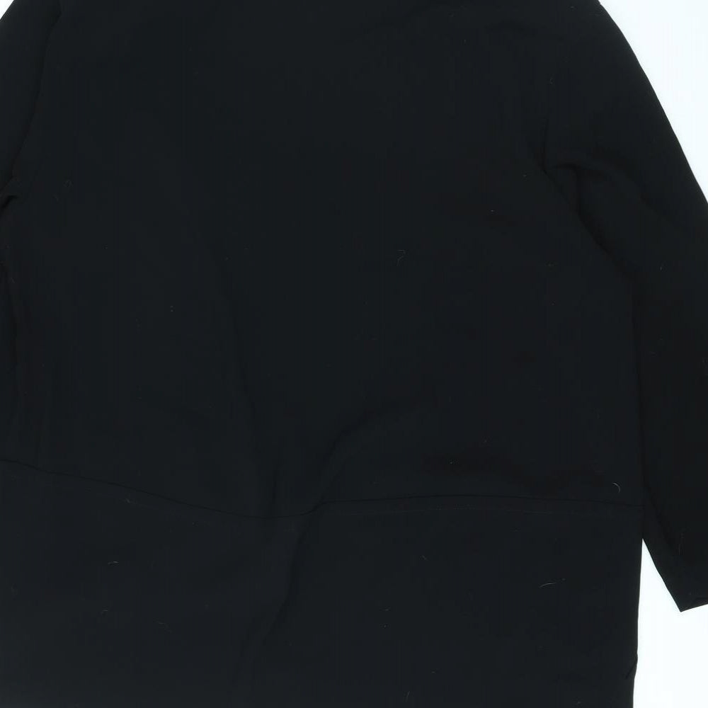 Womens UK Size 12 Platinum Black Cardigan Jumper