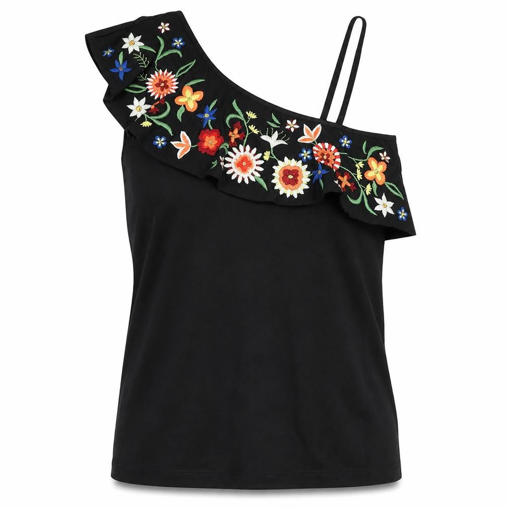Womens UK Size 6 NEXT Black Basic Tank