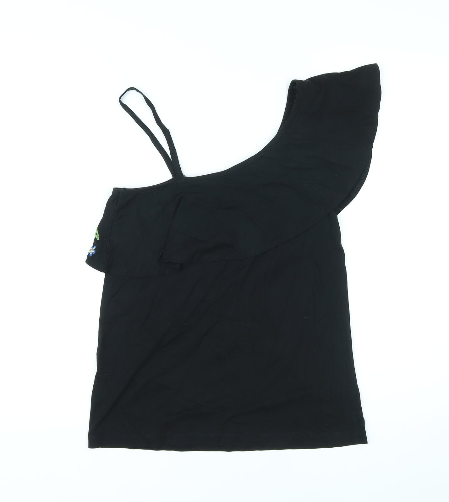 Womens UK Size 6 NEXT Black Basic Tank