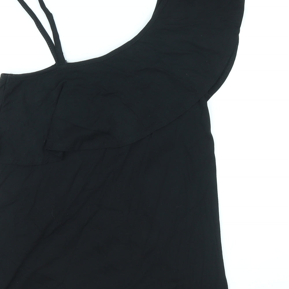 Womens UK Size 6 NEXT Black Basic Tank