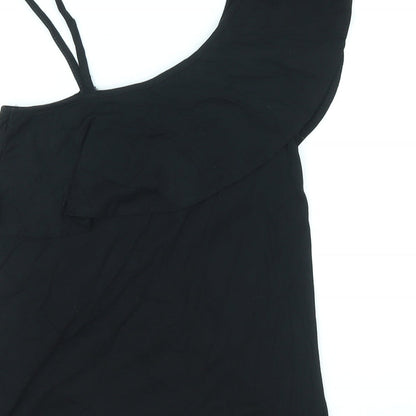 Womens UK Size 6 NEXT Black Basic Tank