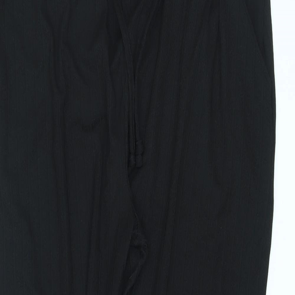 Womens UK Size M Misspap Regular Fit  Black Trousers
