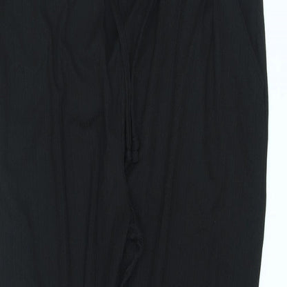 Womens UK Size M Misspap Regular Fit  Black Trousers