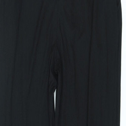 Womens UK Size M Misspap Regular Fit  Black Trousers