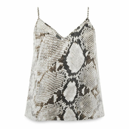 Womens UK Size 10 River Island Grey Camisole Tank