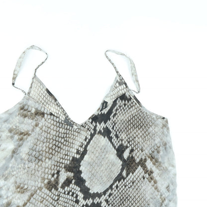 Womens UK Size 10 River Island Grey Camisole Tank