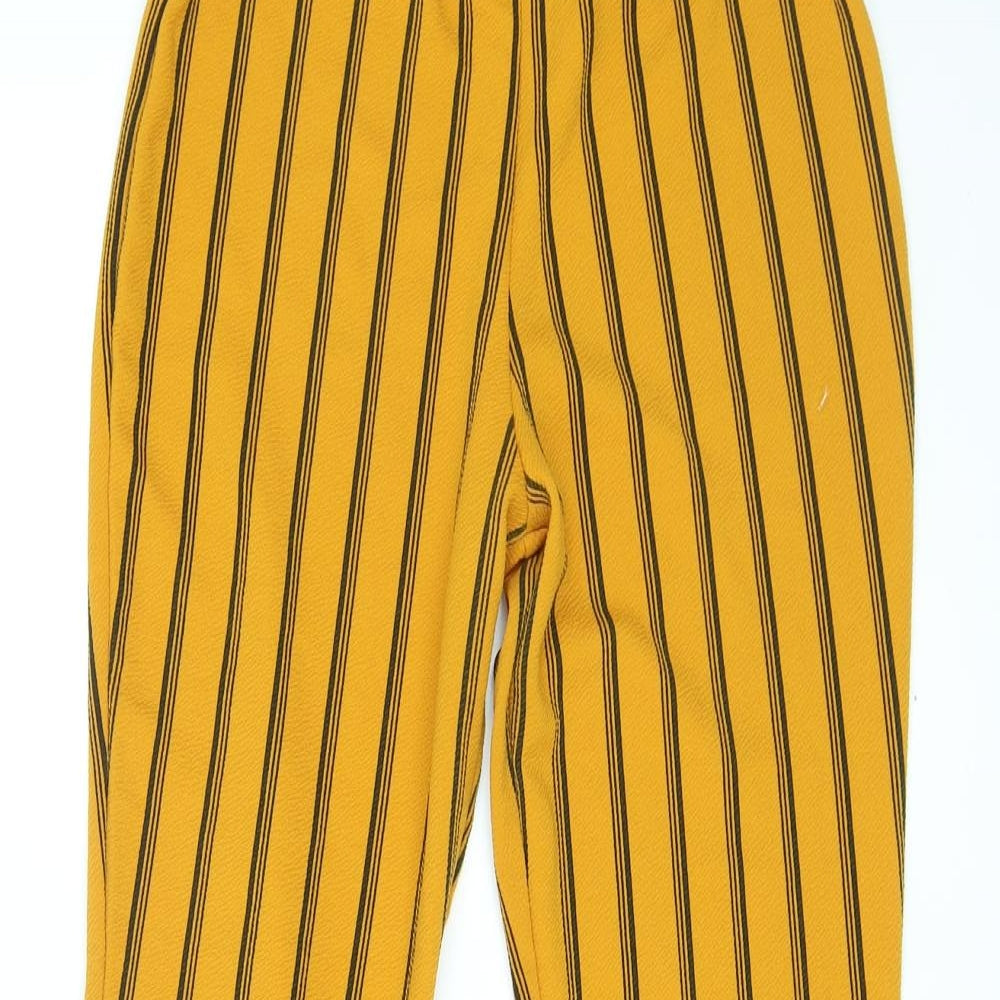 Womens UK Size 10 Nasty Gal Regular Fit  Orange Trousers
