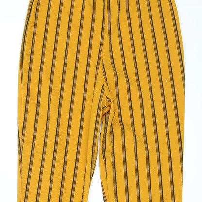Womens UK Size 10 Nasty Gal Regular Fit  Orange Trousers