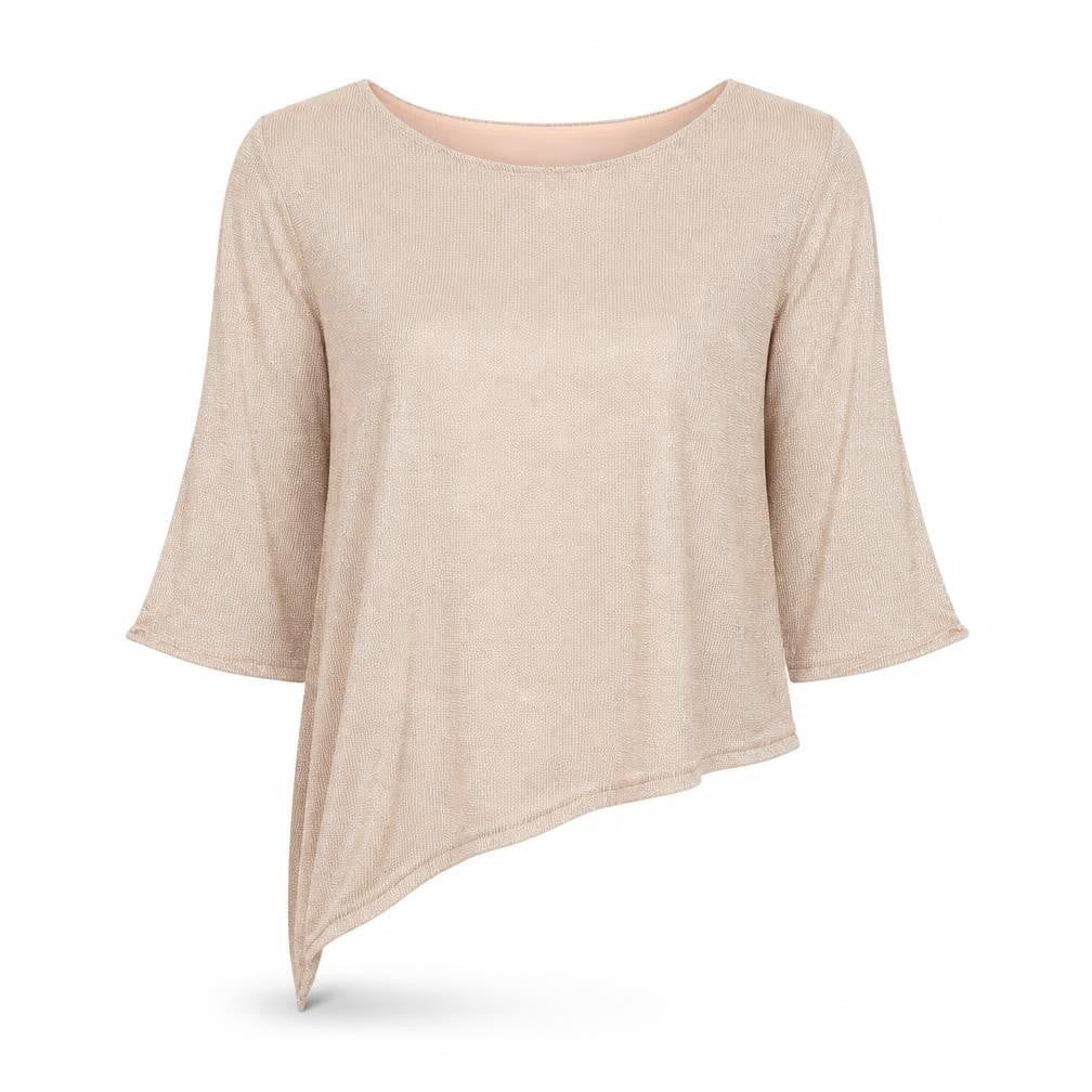 Per Una Womens Pink Viscose Basic Blouse Size 16 Round Neck