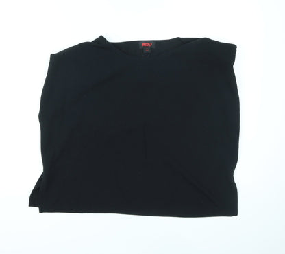 Womens UK Size M Misspap Black Basic Tank