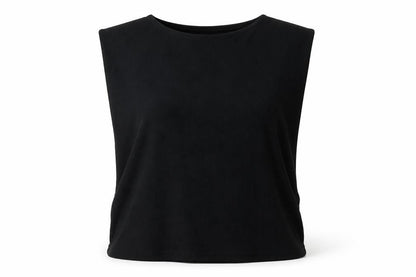 Womens UK Size M Misspap Black Basic Tank