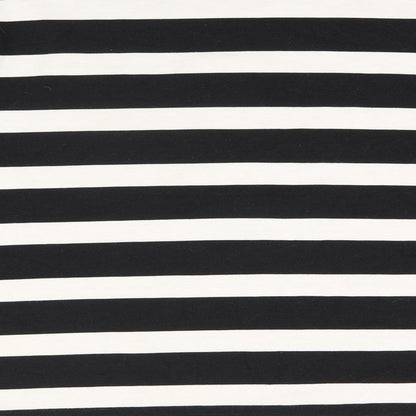 TR Womens Black Striped Polyester Basic T-Shirt Size 18 Boat Neck