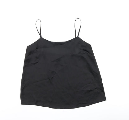 Womens UK Size 12 River Island Black Camisole T-Shirt