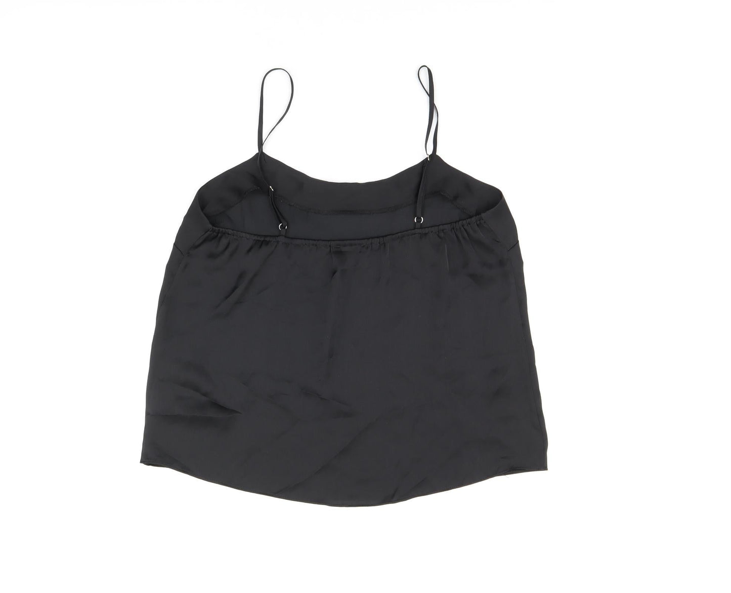 Womens UK Size 12 River Island Black Camisole T-Shirt