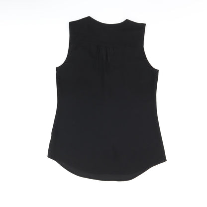 Womens UK Size XS Express Black Basic T-Shirt