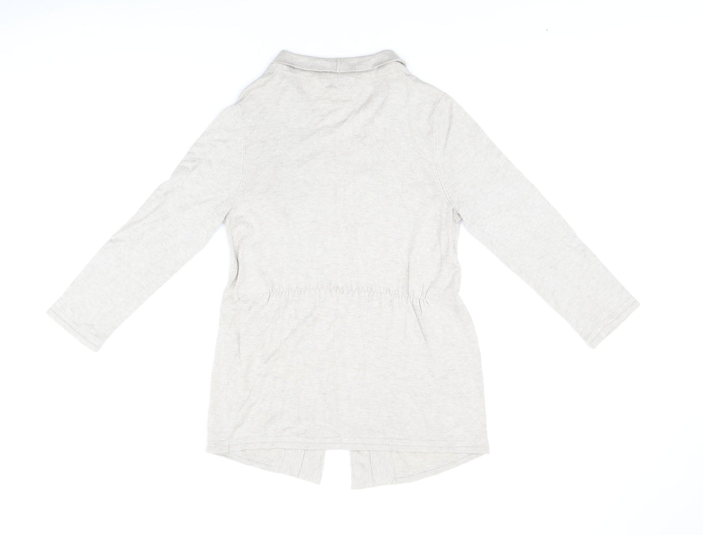 Womens UK Size 12 Kaliko Beige Cardigan Jumper