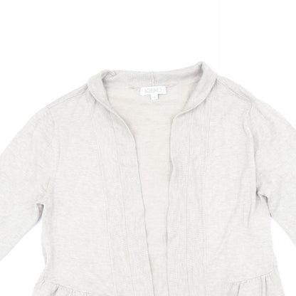 Womens UK Size 12 Kaliko Beige Cardigan Jumper