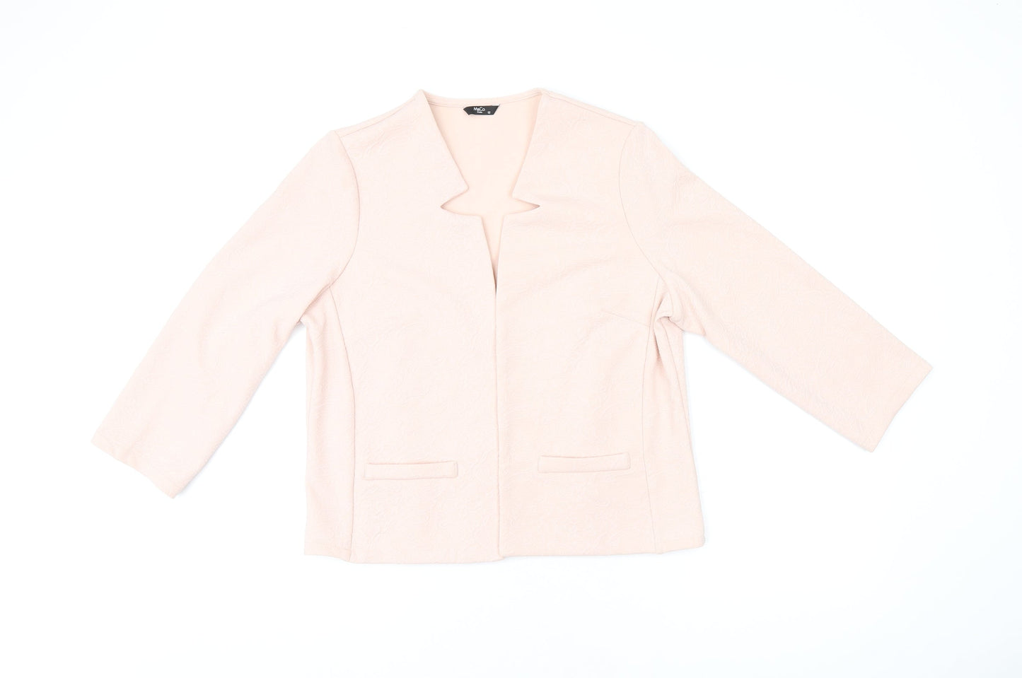 Womens UK Size 12 M&Co Pink Jacket