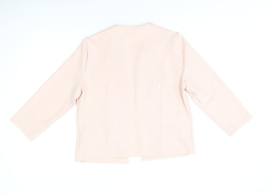 Womens UK Size 12 M&Co Pink Jacket