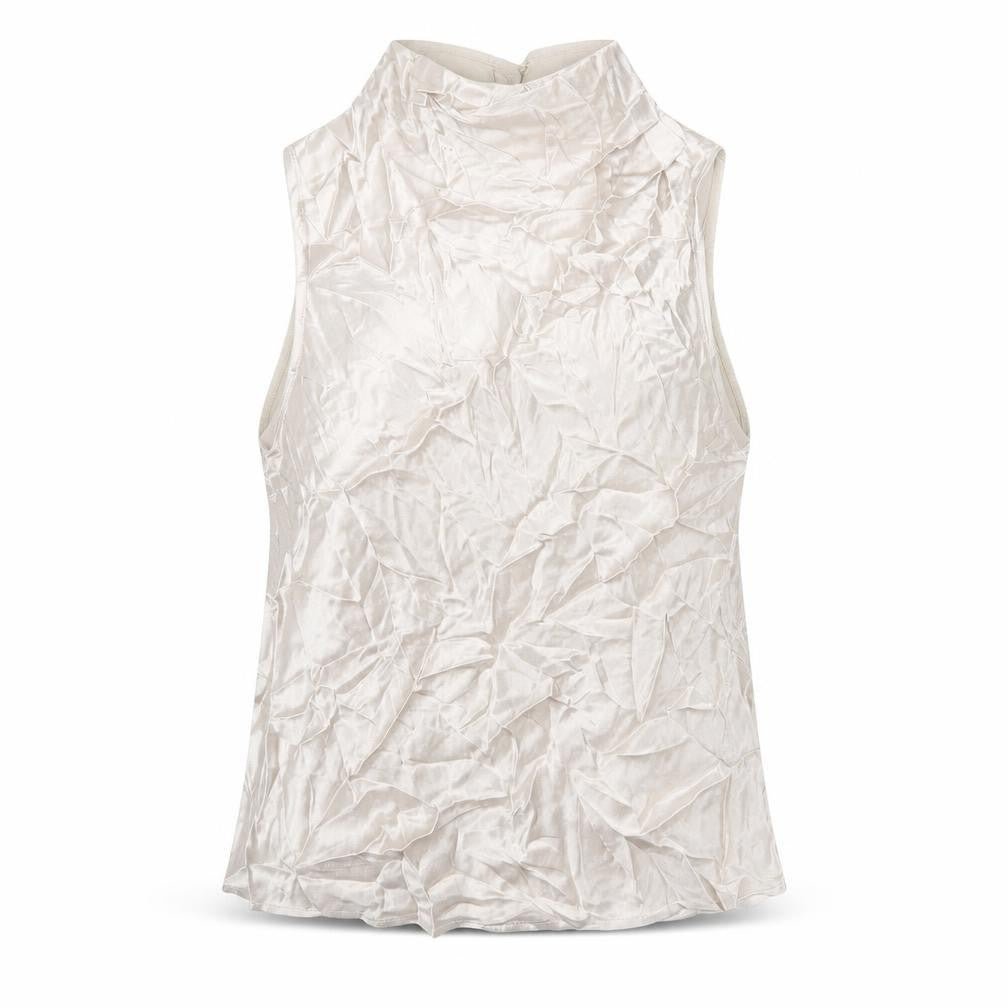 Womens UK Size S Zara Silver Basic T-Shirt
