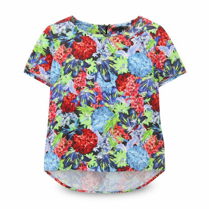 Womens UK Size 6 NEXT Multicoloured Basic T-Shirt