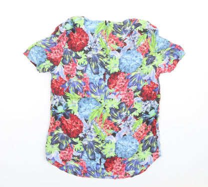 Womens UK Size 6 NEXT Multicoloured Basic T-Shirt