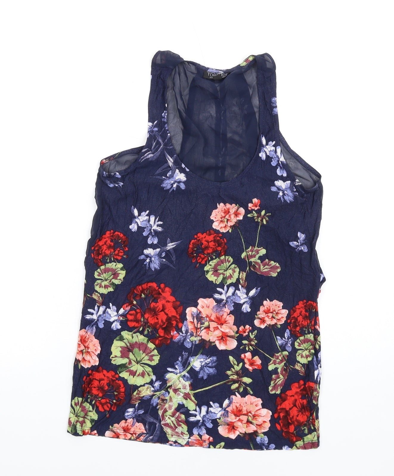 Womens UK Size 6 NEXT Multicoloured Basic Tank