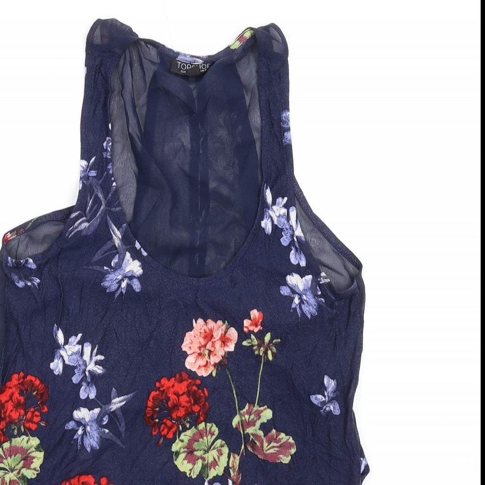 Womens UK Size 6 NEXT Multicoloured Basic Tank