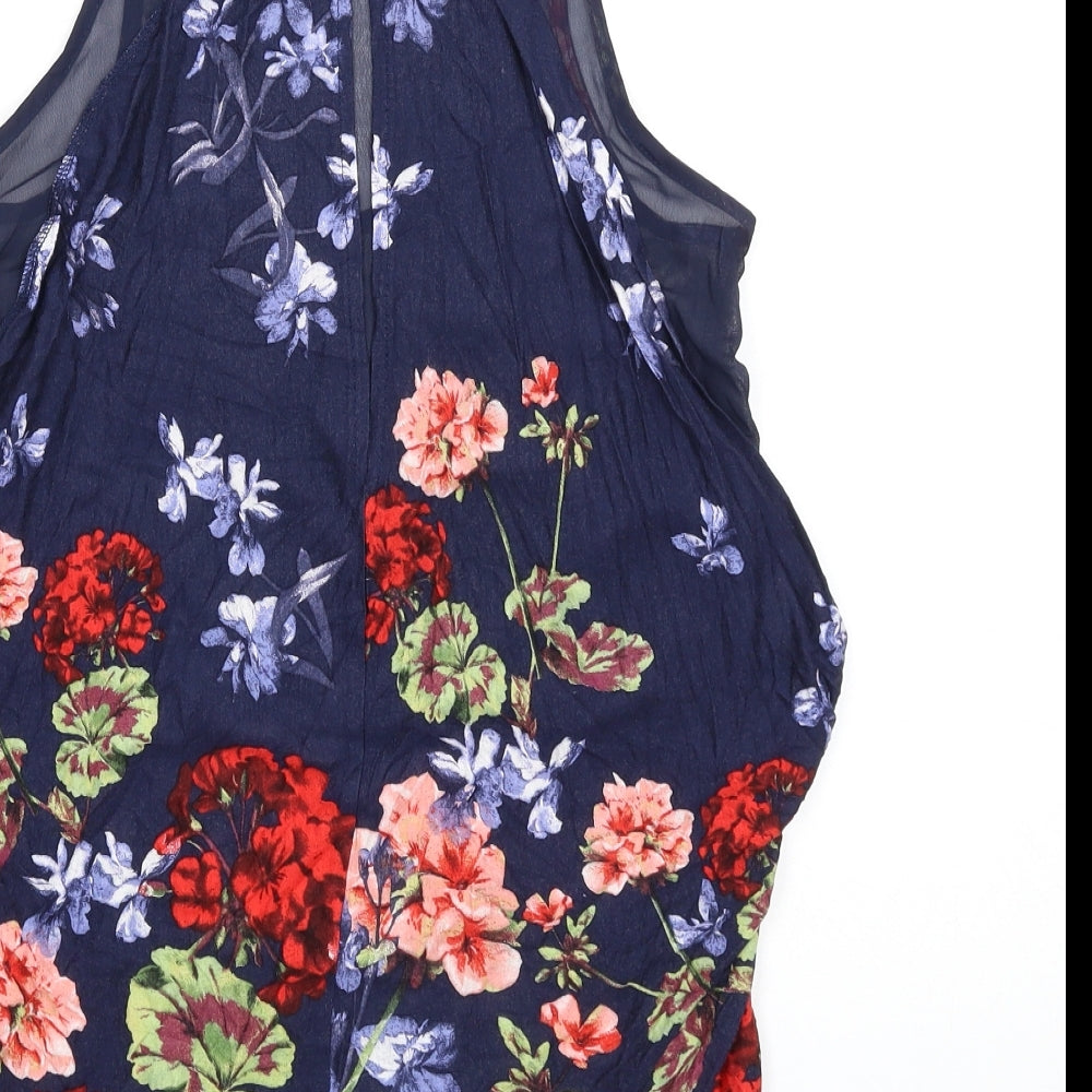 Womens UK Size 6 NEXT Multicoloured Basic Tank