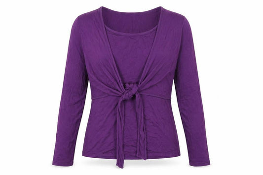 Womens UK Size M JoJo Maman Bébé Purple Basic T-Shirt