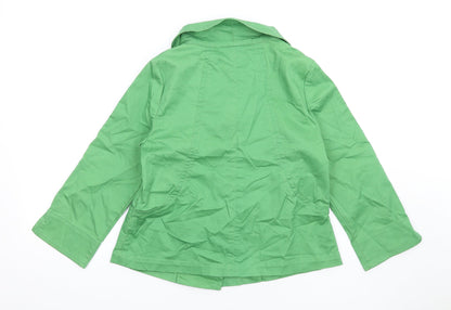 Womens UK Size 12 H&M Green Jacket