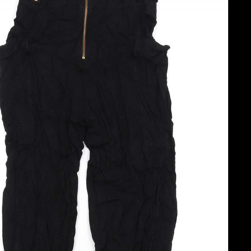 Womens UK Size 6 French Connection Regular Fit  Black Trousers