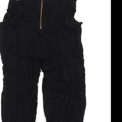 Womens UK Size 6 French Connection Regular Fit  Black Trousers