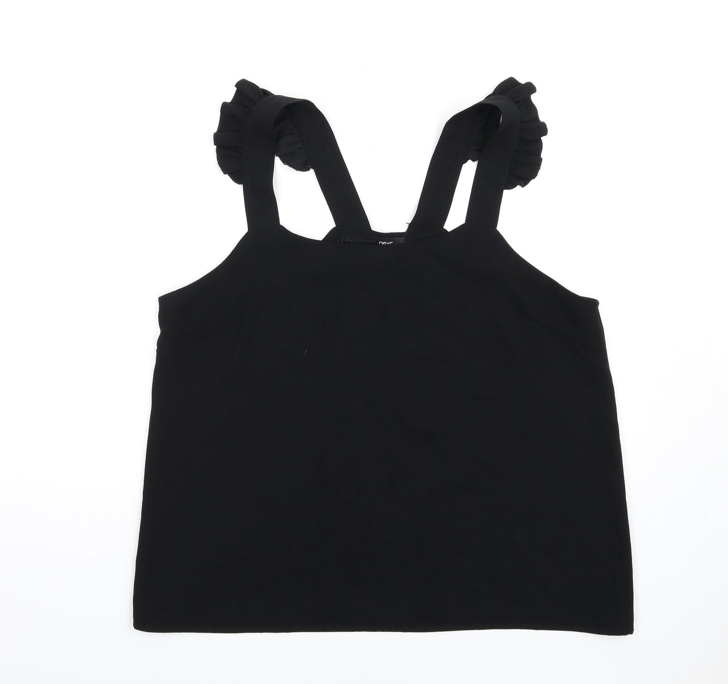 Womens UK Size 16 NEXT Black Basic Tank