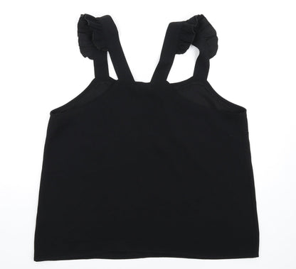 Womens UK Size 16 NEXT Black Basic Tank