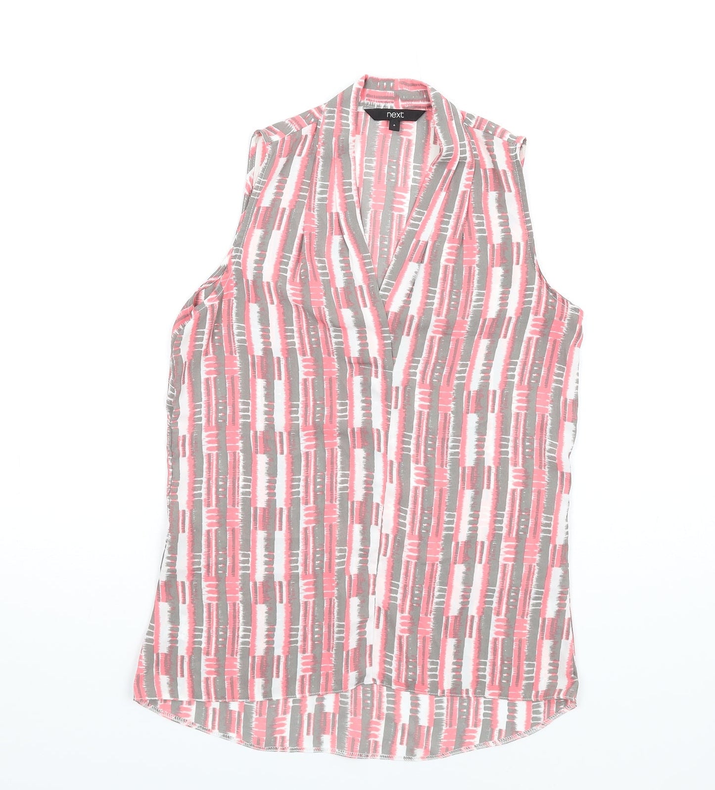 Womens UK Size 6 NEXT Multicoloured Basic Blouse